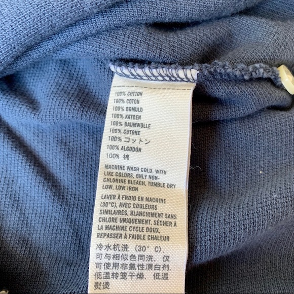 Abercrombie & Fitch Navy Distressed Polo, Size S - Picture 8 of 8